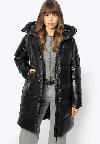 Wittchen Women's Oversized Quilted Coat Black Nylon
