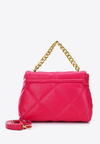 Wittchen Women's Messenger Bag made of soft eco-leather quilted with a chain