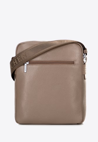 Wittchen Men's Genuine Leather Messenger Bag Large Taupe Taupe Genuine Leather