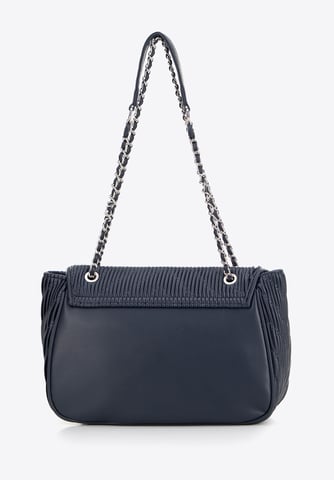 Wittchen Women's Crossbody Bag in Eco-leather with Chain Navy Blue Eco-leather