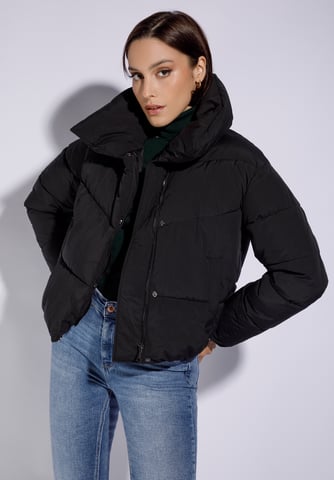 Wittchen Women's Oversized Quilted Jacket Black Polyester