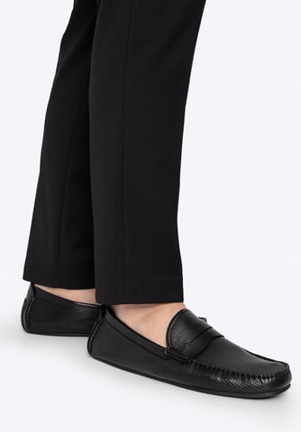 Wittchen Men's slip-on leather shoes black natural leather