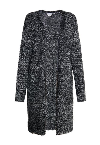 usha knitted coat women black