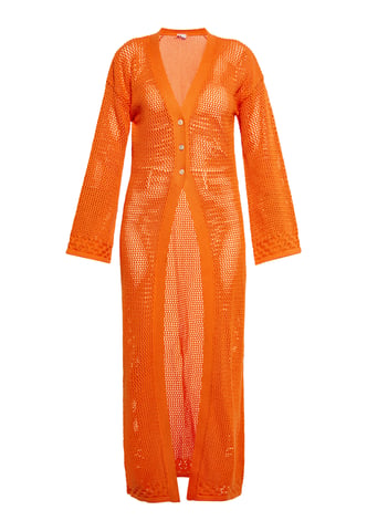 IZIA Cardigan women orange