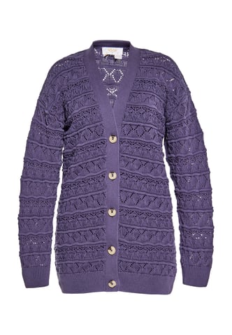 usha Cardigan women purple