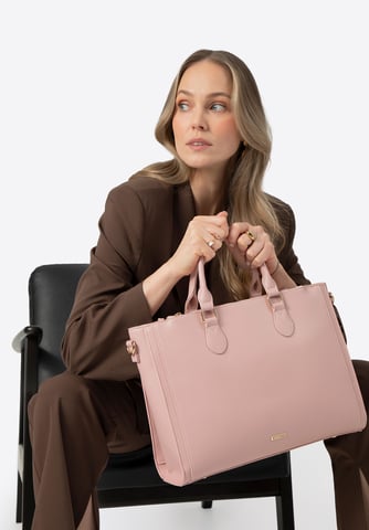 Wittchen Women's 14.5" Laptop Bag in Imitation Leather Pink