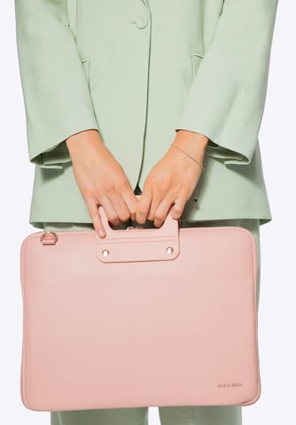 Wittchen Women's 15" Laptop Bag in Imitation Leather Pink