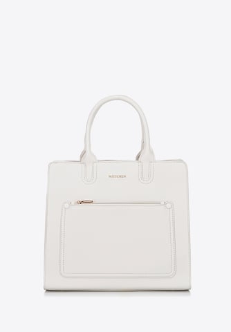 Wittchen Women's 13" Laptop Bag in Imitation Leather Cream