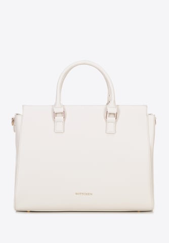 Wittchen Women's 17" Laptop Bag in Imitation Leather Off-White Off-White Eco-Lea