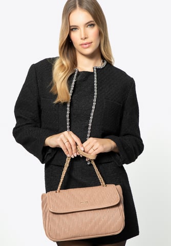 Wittchen Dames Crossbody Tas in Eco-leer met Ketting, Beige