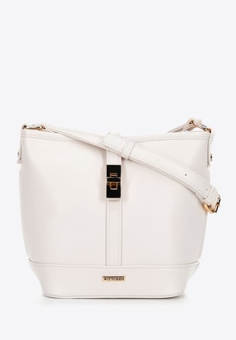 Wittchen Women's Bucket Bag in Imitation Leather Cream