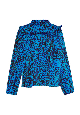 Faina Blouse meisjes (kinderen) Blauw Zwart