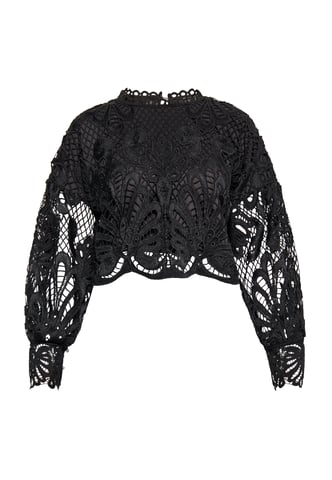 Faina Blouse women black