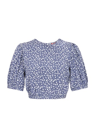 Mymo Blouse vrouwen blauw wit
