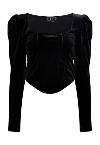Faina Blouse women black