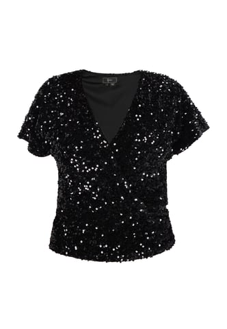 Faina Blouse women black