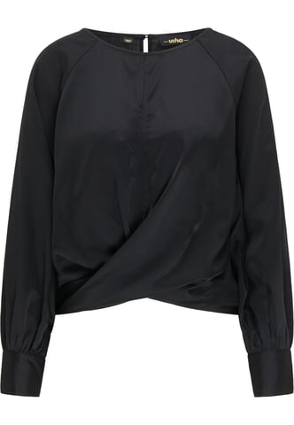 usha Slip-on Blouse women black