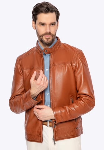 Wittchen Men's Sheepskin Jacket Brown Genuine Leather