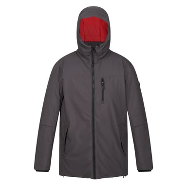 Regatta Mens Yewbank II Parka (Ash/Danger Red)