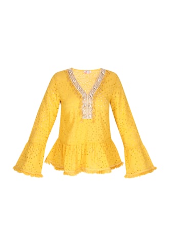 IZIA Blouse women yellow
