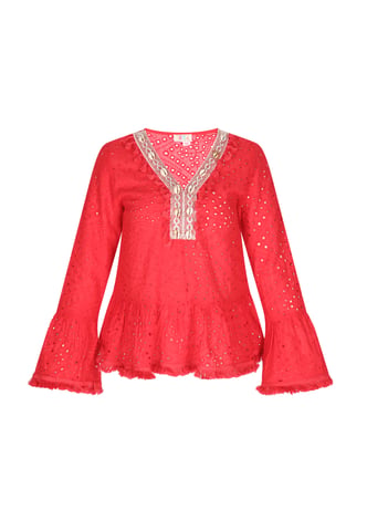 IZIA Blouse women red
