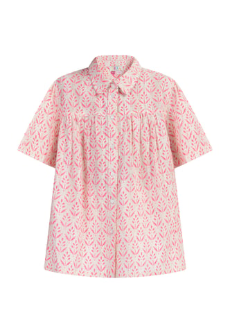 IZIA blouse met korte mouwen meisjes (kinderen) neonroze