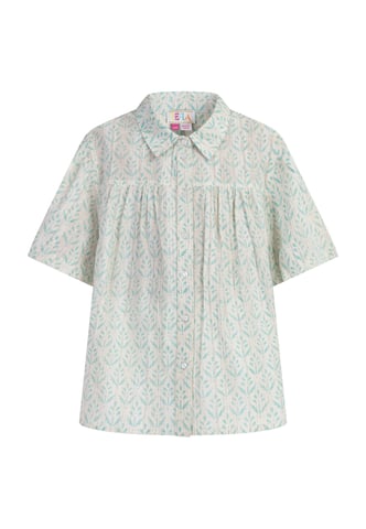 IZIA blouse met korte mouwen meisjes (kinderen) turkoois