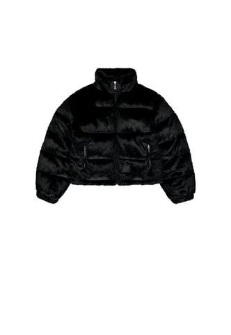 Fur Puffer Winter Jacket Women