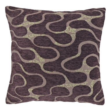 Unique Living sierkussen lux 45x45cm dark purple