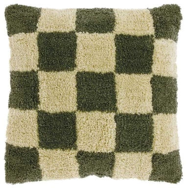 Unique Living sierkussen ziva winter green -45x45cm