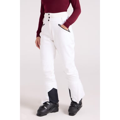 Mountain Warehouse Womens/Ladies Avalanche RECCO High Waist Ski Trousers (White)