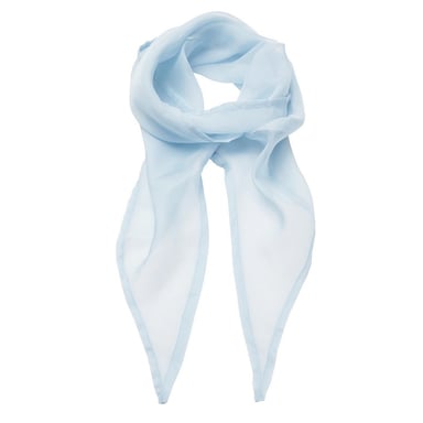 Premier Womens/Ladies Chiffon Scarf (Light Blue)