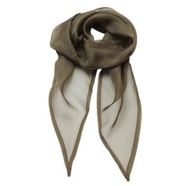 Premier Womens/Ladies Chiffon Scarf (Olive)