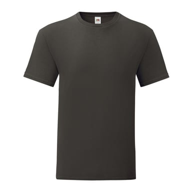 Fruit of the Loom Unisex Adult Iconic T-Shirt (Light Graphite)