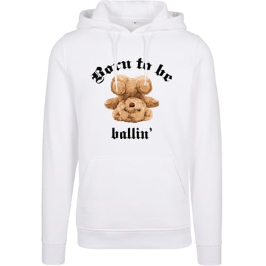 Ballin Est. 2013 Hoodies Born To Be Hoodie White