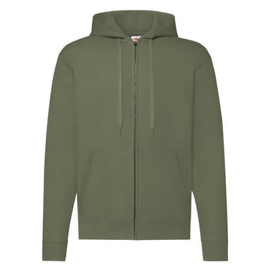 Fruit of the Loom Unisex Adult Classic Hooded Jacket (Classic Olive)