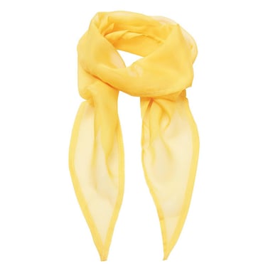 Premier Womens/Ladies Chiffon Scarf (Sunflower)