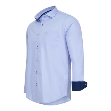 Cappuccino Italia Overhemden Overhemd Uni Blue