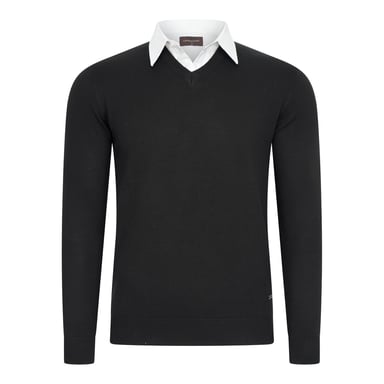 Cappuccino Italia Trui Mock Pullover Black