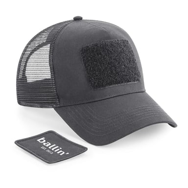 Ballin Est. 2013 Petten Trucker Cap Antraciet