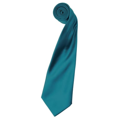 Premier Colours Collection Satin Tie (Teal)