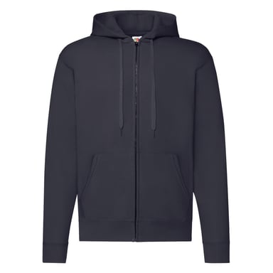 Fruit of the Loom Unisex Adult Classic Hooded Jacket (Deep Navy)