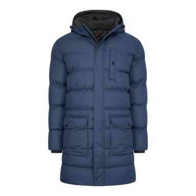 Cappuccino Italia Jas winter Hooded Winter Jacket Navy Blue