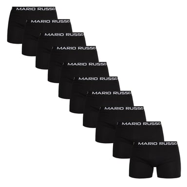 Mario Russo Onderbroeken 10-Pack Basic Boxers Black