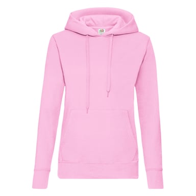 Fruit of the Loom Womens/Ladies Classic Hoodie (Light Pink)