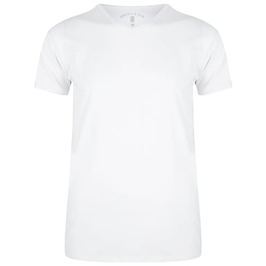 Presly & Sun Tee SS Steve V-Neck White