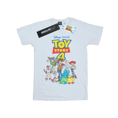 Disney Mens Toy Story 4 Crew T-Shirt (White)