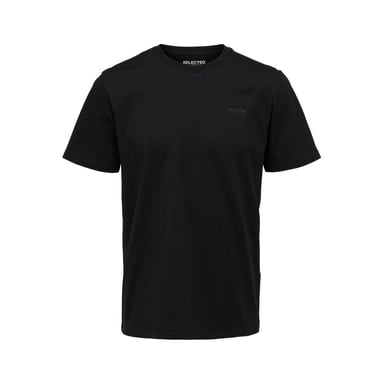 Selected Tee SS Aspen Logo Tee Black