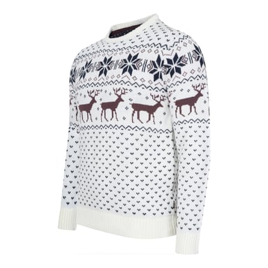 Cappuccino Italia Sweaters Noorse Trui White