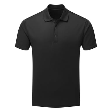 Premier Mens Spun Dyed Polo Shirt (Black)